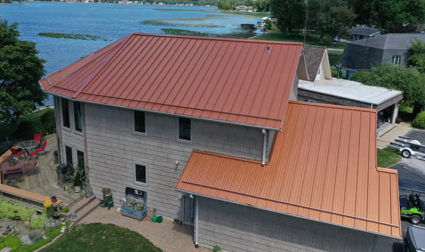 Commercial roof inspection documented in Hope